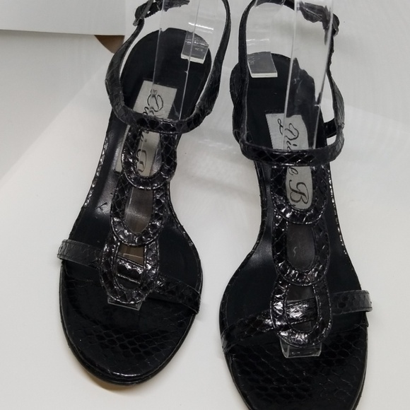 New Diane B. Milano snake skin sandals 6M - Picture 1 of 5